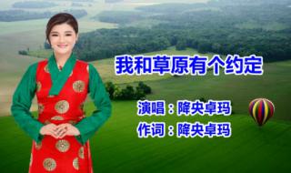 我和草原有个约定歌词