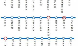 成都地铁4号线线路图